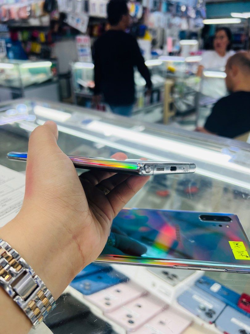 Samsung Note 10+ may deadpixel (Category: Samsung) located in San Juan City. Submitted by javedsgadgetshop (Listing ID 1278944178, Image 3). Description: OPEN FOR INSTALLMENT VIA CREDIT CARD/GGIVES & SWAP/TRADE-IN! WE BUY AND SELL ( ANYKINDS OF UNIT BINIBILI PO NAMIN)! PTPA : Padelete po f bawal Read ❗️Onhand ‼️ Samsung Note 10+ (Deadpixel) •256gb •NTC Variant •Good batt health •Factory Unlock •95% Smoothness •No hidden issue | No Repaired •100% 