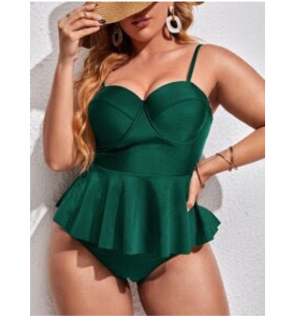 Ruffle Hem Push Up Bikini Swimsuit Women s Fashion Swimwear Bikinis Swimsuits on Carousell