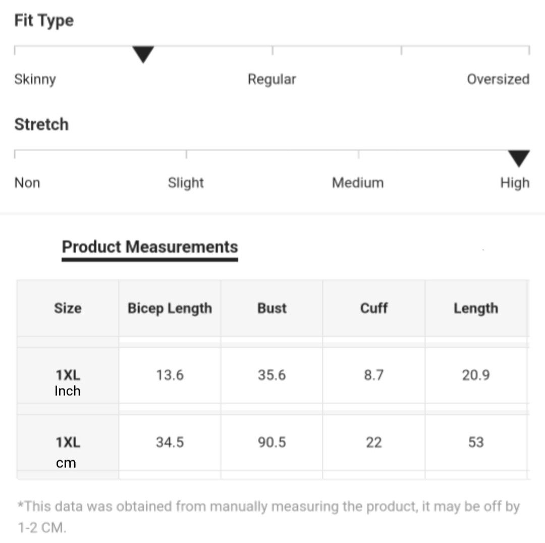 Shein plus size size chart cheap