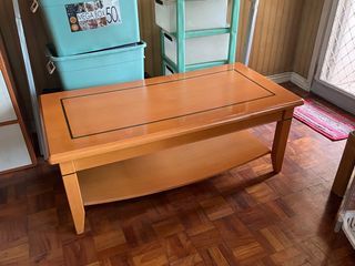 Solid Wood Coffee Table for Sala/Living Room
