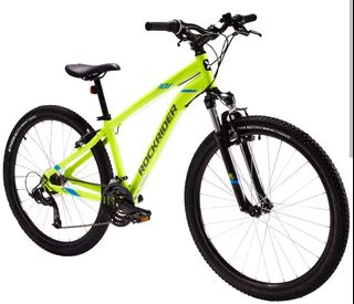 Velo rockrider jaune on sale fluo