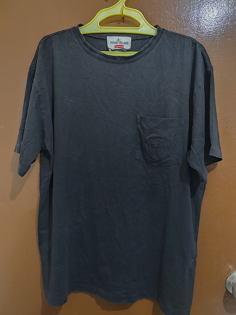 Stone island supreme pocket tee sale