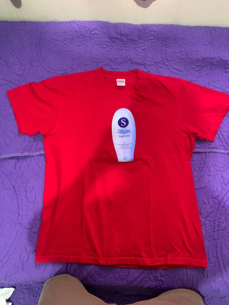 Supreme super on sale cream tee