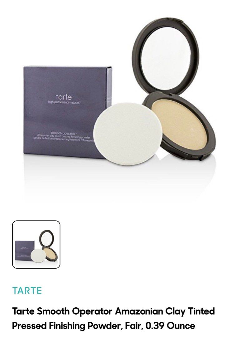 Tarte smooth hotsell operator pressed powder