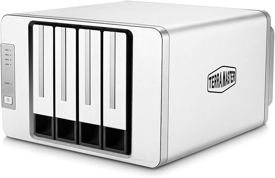 TERRAMASTER D4-300 USB 3.1(Gen1) Type-C Storage External Hard Drive ...