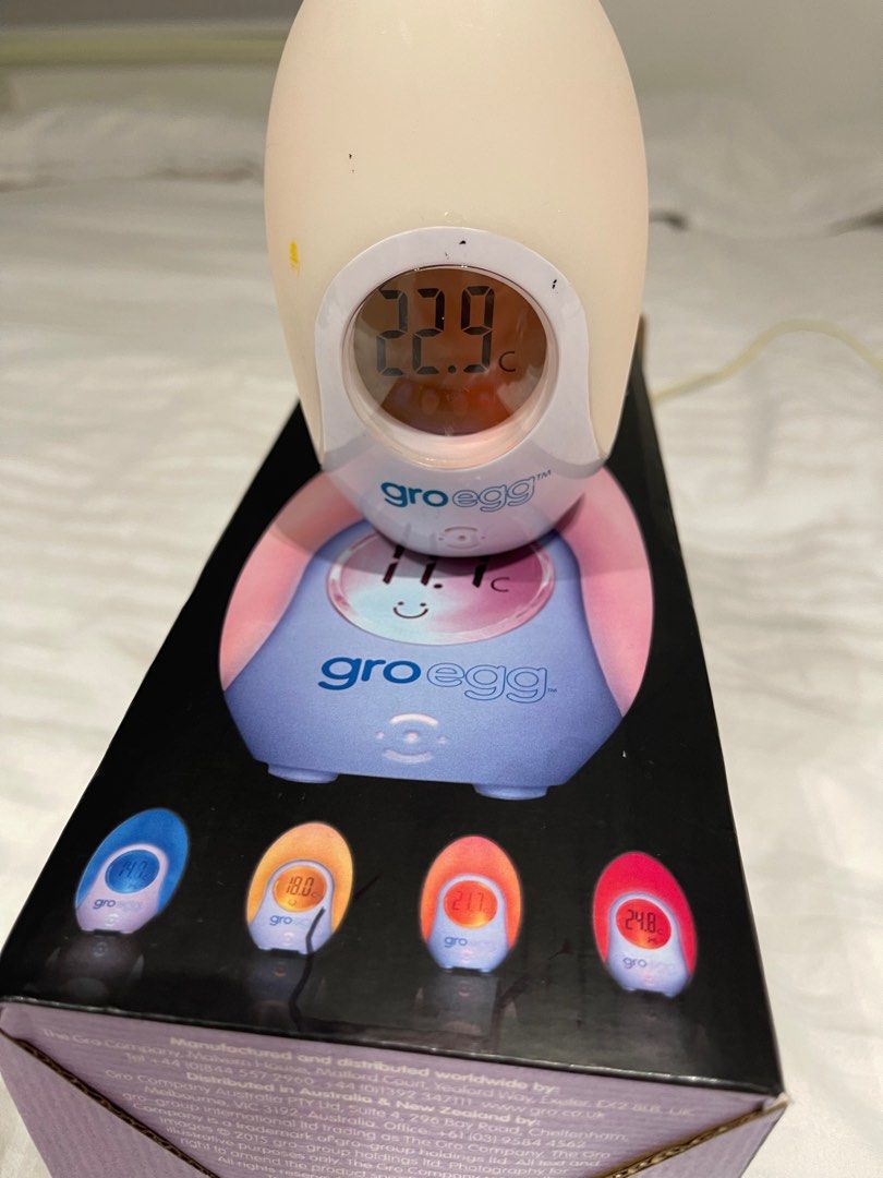 The gro company groegg outlet colour changing room thermometer