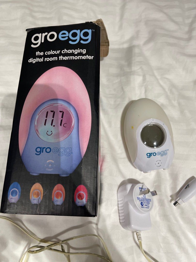 The gro company groegg colour changing online room thermometer