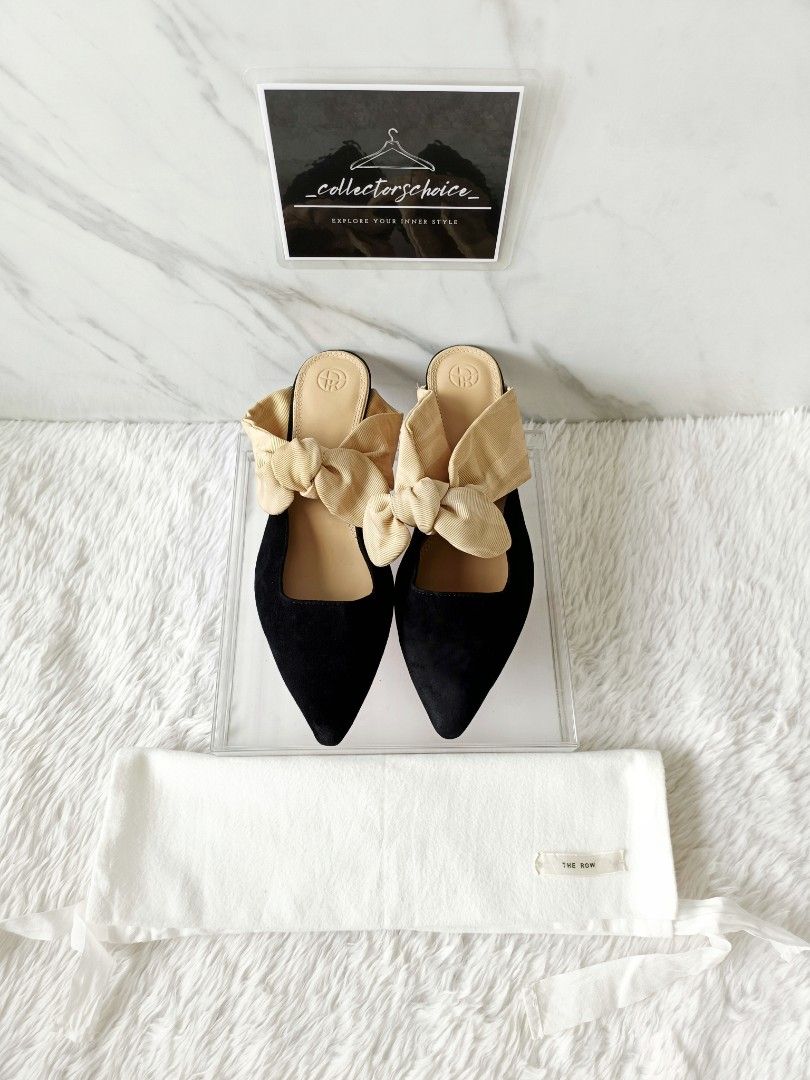 The row coco suede on sale mules