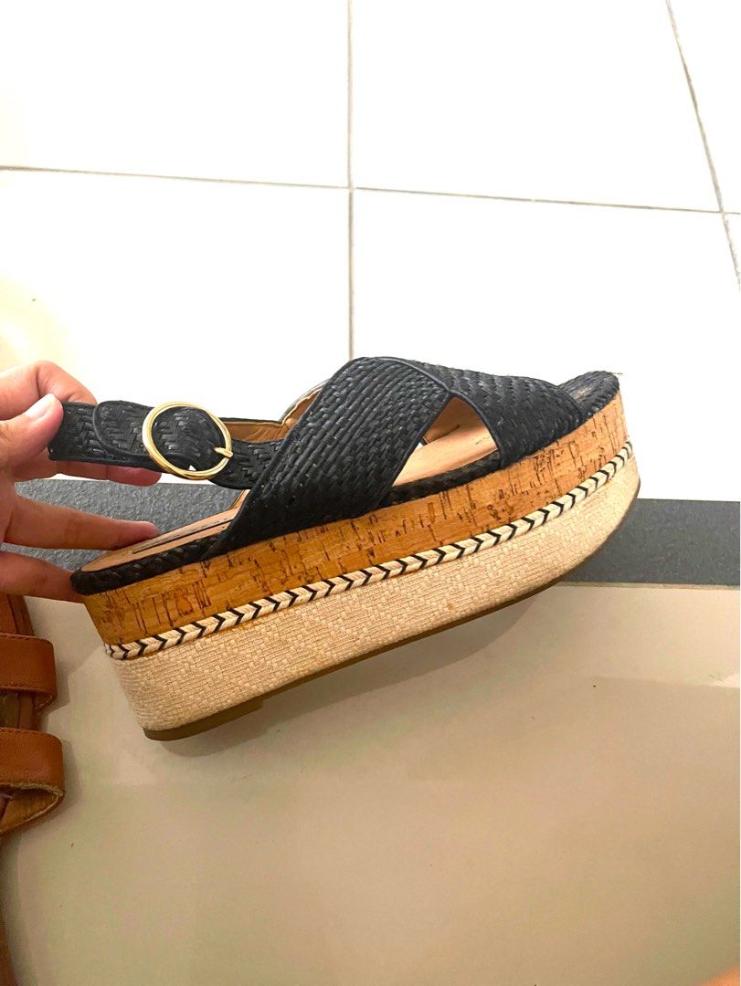 Zara wedge hot sale shoes
