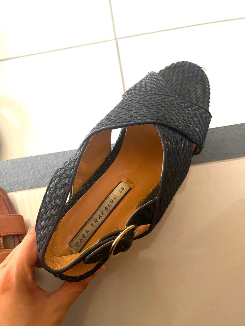 Zara wedges on sale