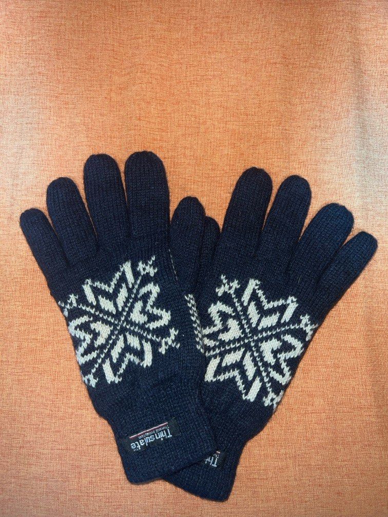 Thick shop wool gloves