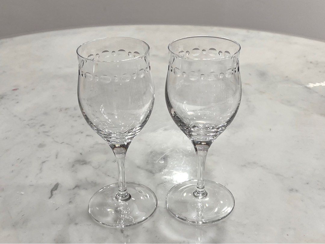Tiffany and hot sale co wine glasses
