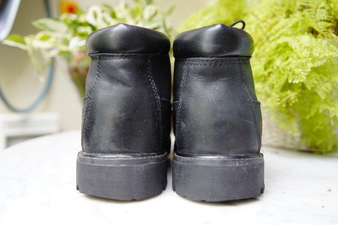 Mens black deals leather waterproof boots