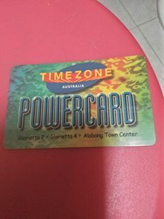 Timezone card vintage