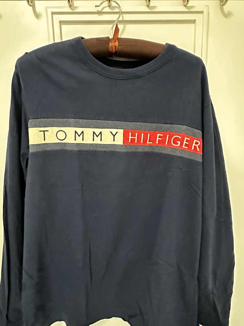 TOMMY HILFIGER 長袖上衣, 男裝, 上身及套裝, T-shirt、恤衫、有領衫