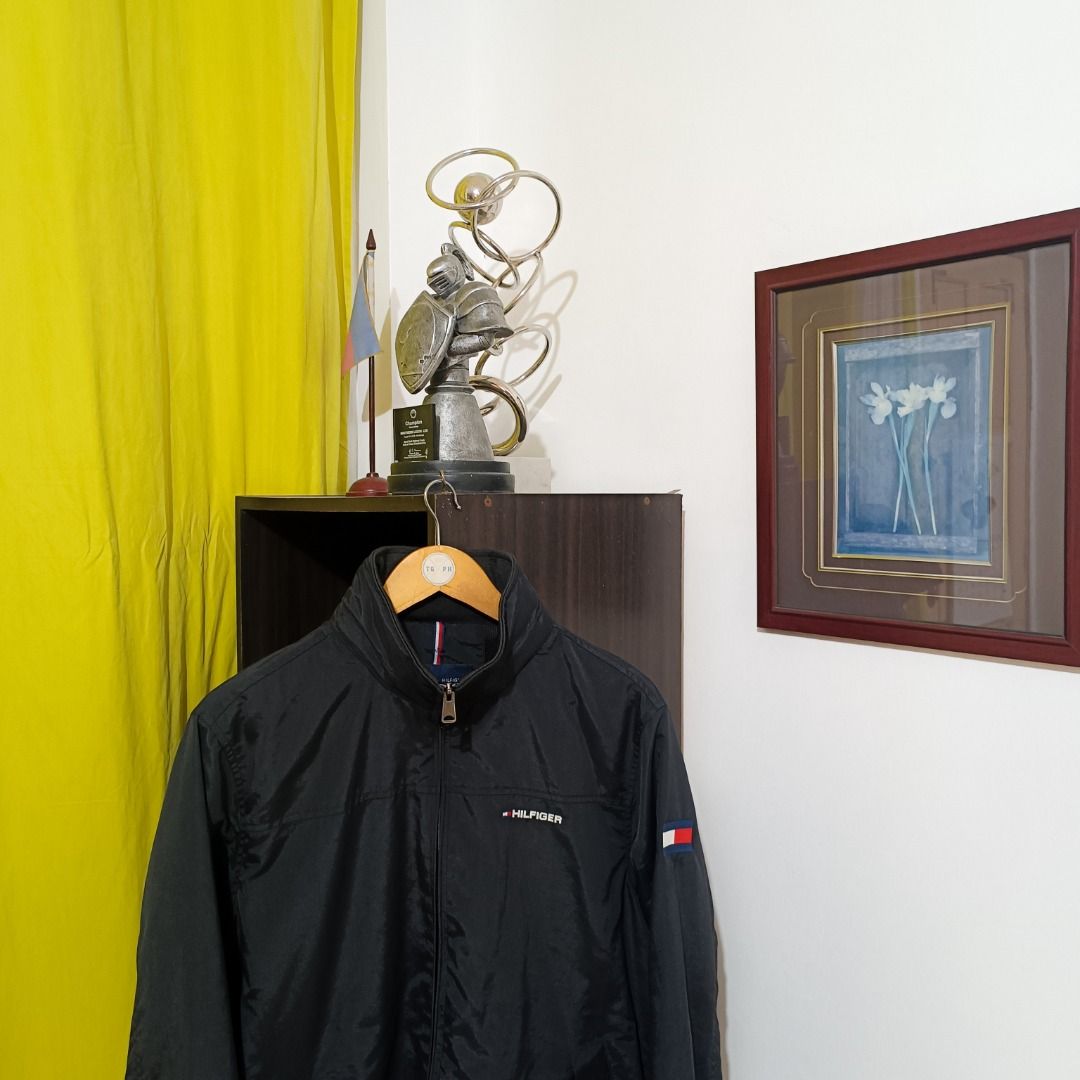 Tommy Hilfiger Yacht Jacket Black W Packable Hood Men s