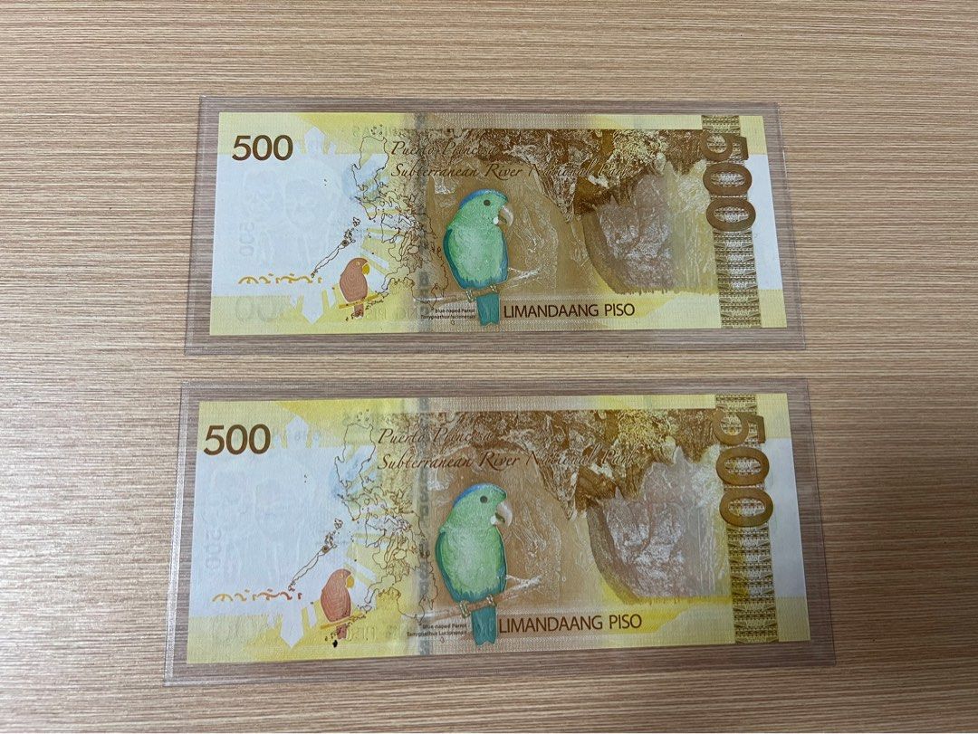 菲律賓UNC500比索BH888888一對, 興趣及遊戲, 收藏品及紀念品, 錢幣- Carousell