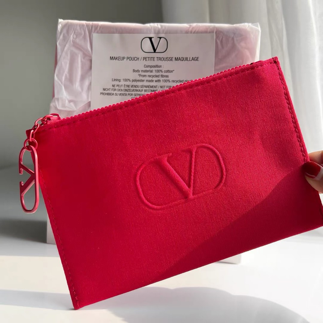 Valentino Perfume Beauty Cosmetic Makeup Toiletry Pouch