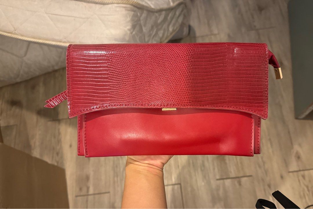 Valentino red sales velvet bag