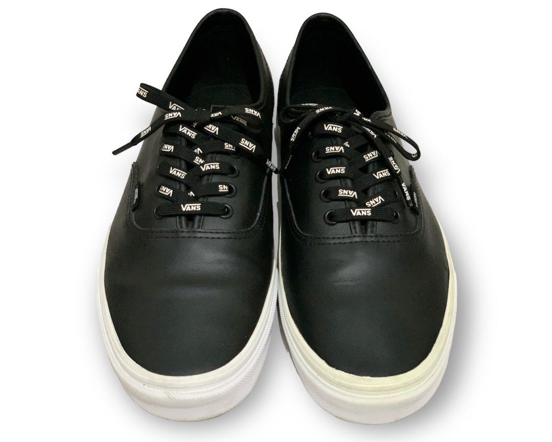 VANS Authentic OTW Webbing Black Leather