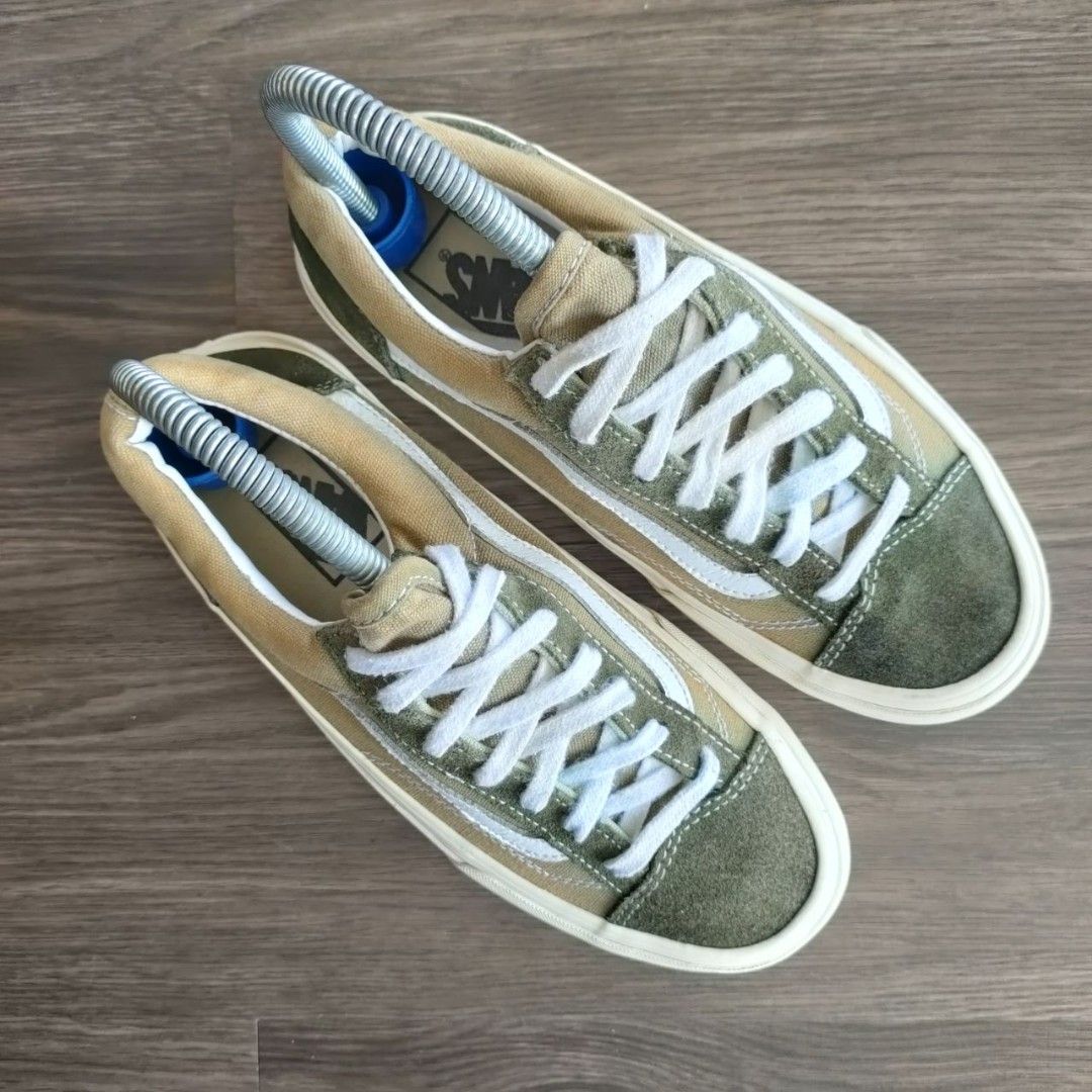 Khaki old shop skool vans womens
