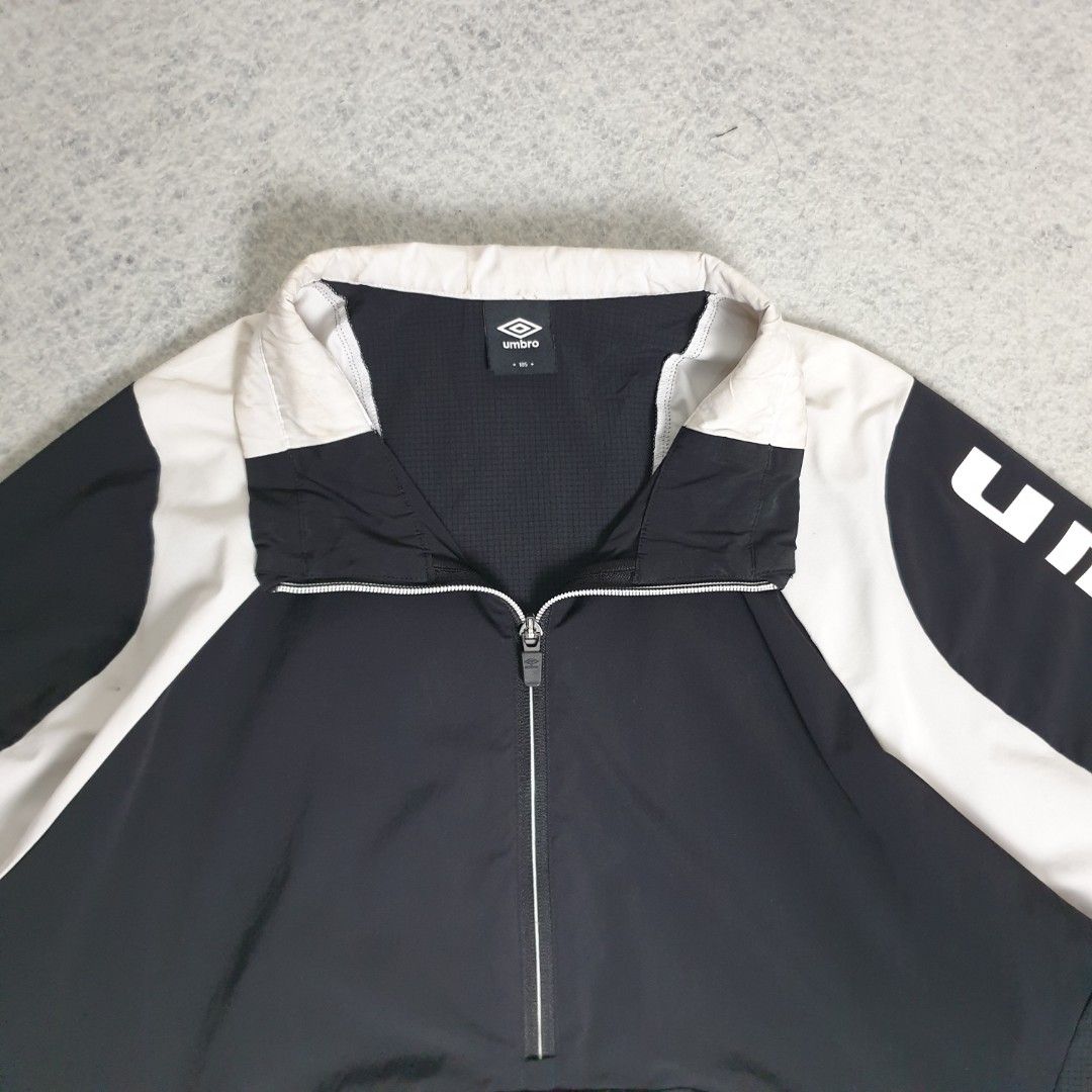 Vintage Jacket Windbreaker Cagoule Halfzip Umbro Colorblock Jaket Reflective Jacket