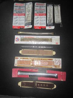 Vintage Lot of 1950's & 60's Watch Bands Spring Bars