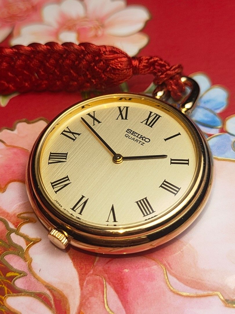 Seiko quartz pocket watch best sale