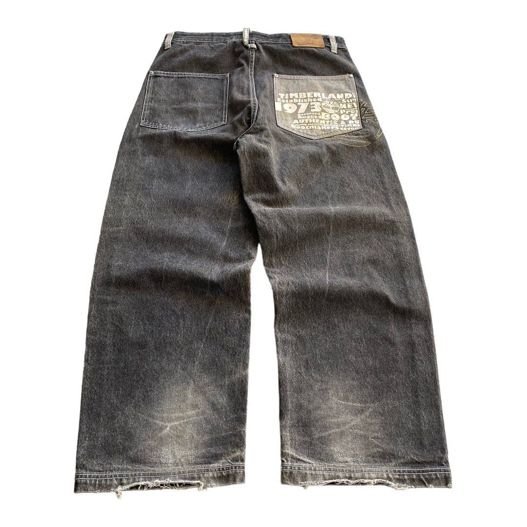 Jeans with black timberlands sales