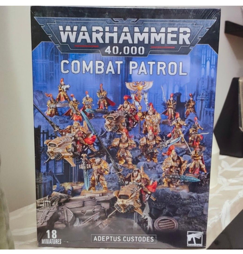 Warhammer 40K Adeptus Custodes Combat Patrol NEW, Hobbies & Toys, Toys ...