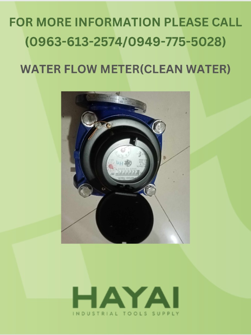 WATER FLOW METER(CLEAN WATER), Commercial & Industrial, Construction ...