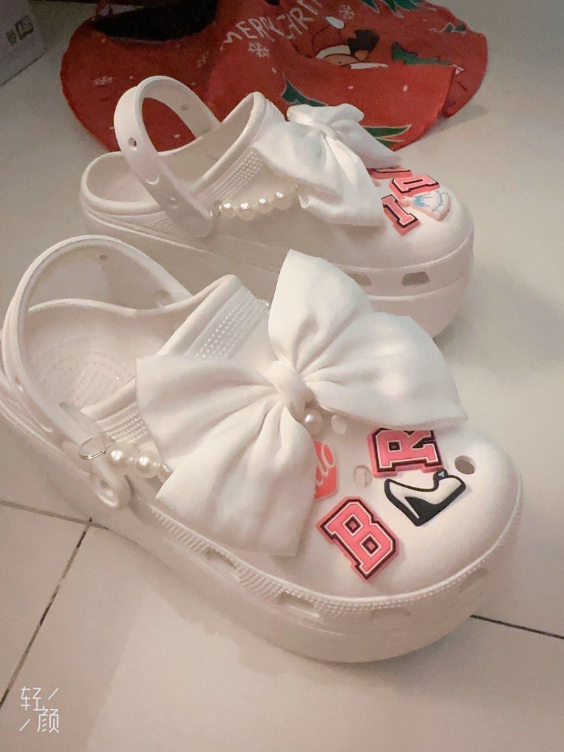 Wedding crocs shop heels