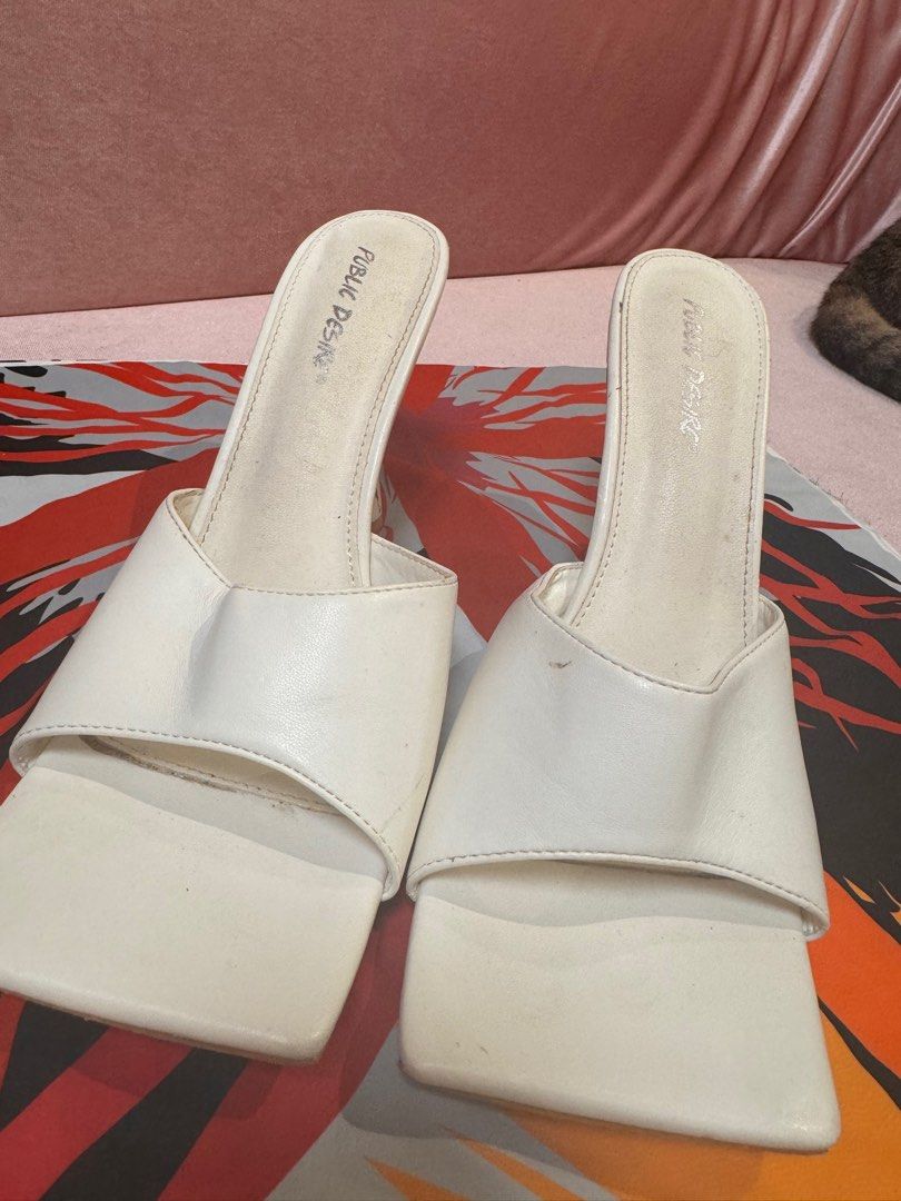 Public desire white heels on sale
