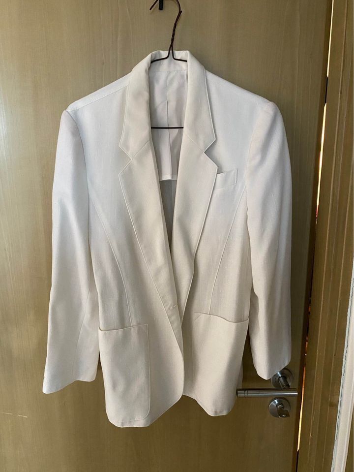 White linen jacket cheap