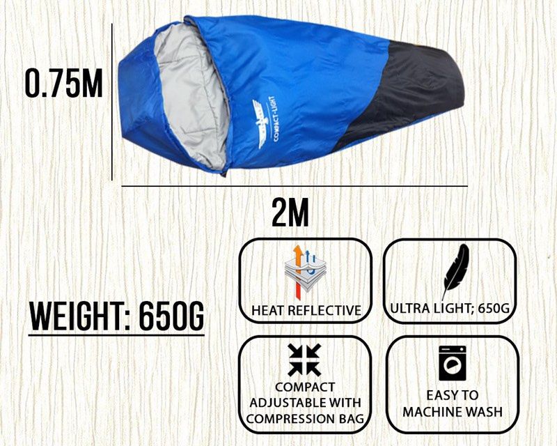 Compact lightweight hotsell sleeping bag