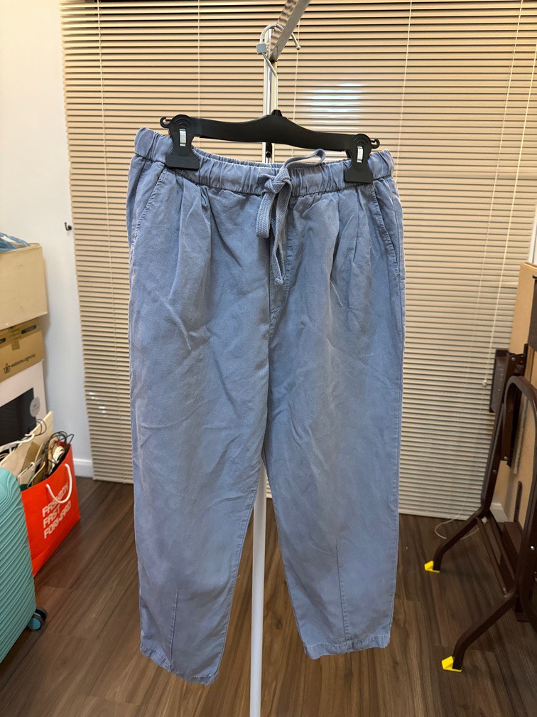 Zara linen Joggers Women s Fashion Bottoms Other Bottoms on