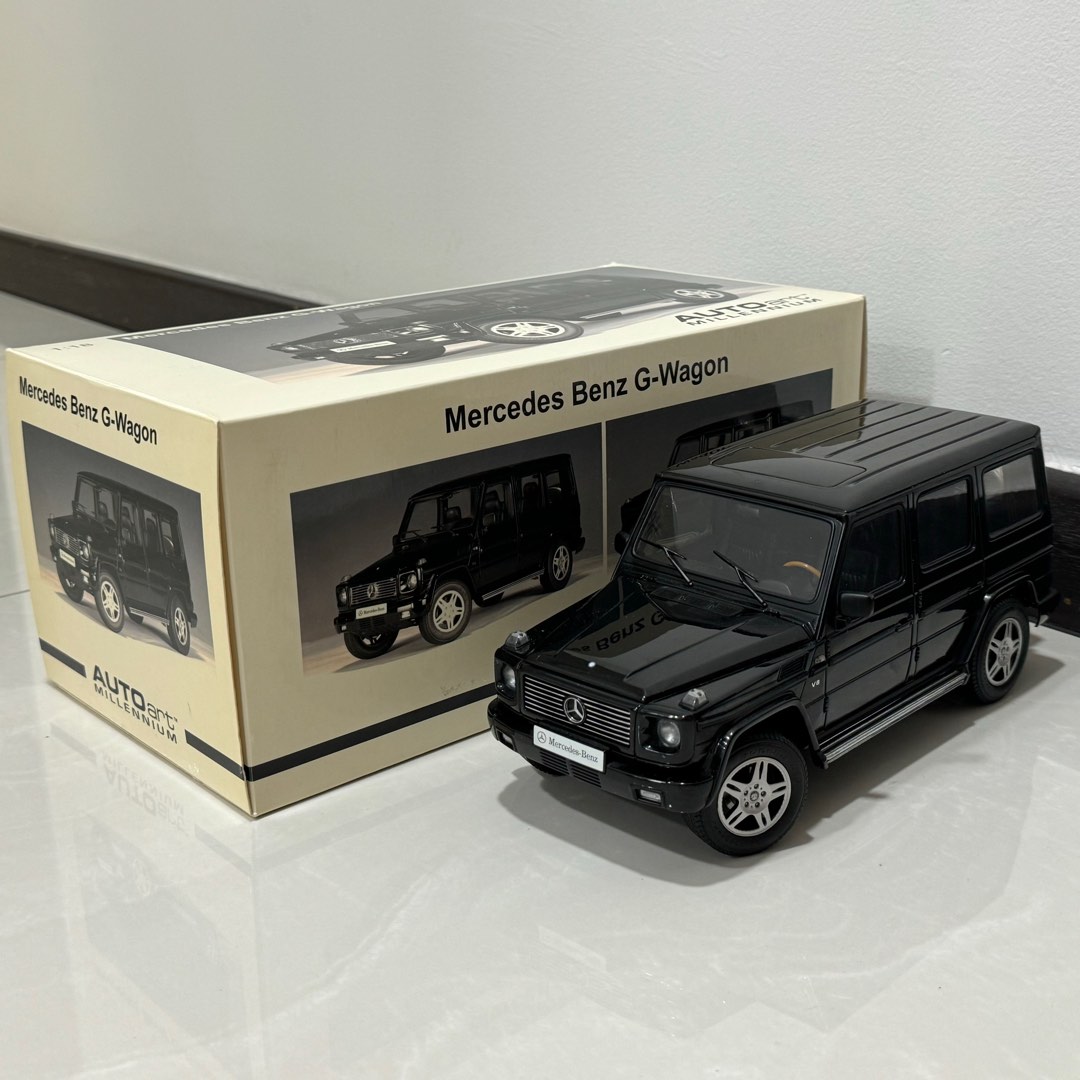 1:18 AutoArt Mercedes Benz G Wagon G500 (Black), Hobbies 1:18 AutoArt Mercedes Benz G Wagon G500 (Black), Hobbies