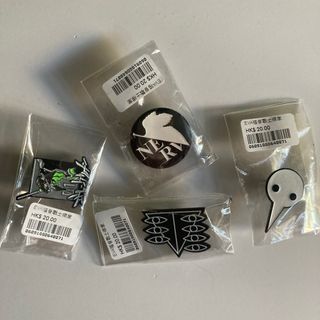 1套4個 Eva 新世紀福音戰士 NERV 使徒 阿當 初號機 PIN 鐵 襟章 動漫周邊64244795089921110