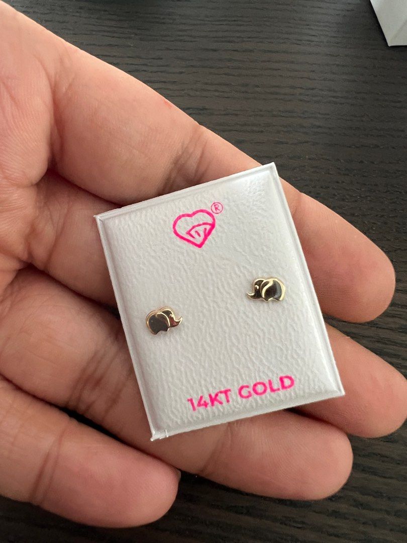 Infant earrings 2024 screw back