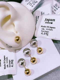 18K Japan Gold  Dior Earrings