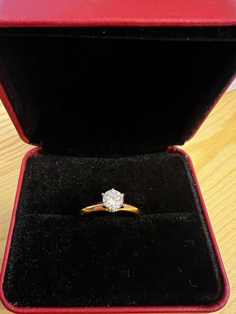 18k Rose Gold Diamond Ring Women s Fashion Jewelry Organisers