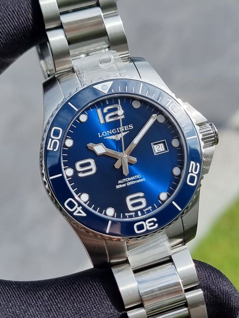 Longines hydroconquest ceramic 43mm blue outlet