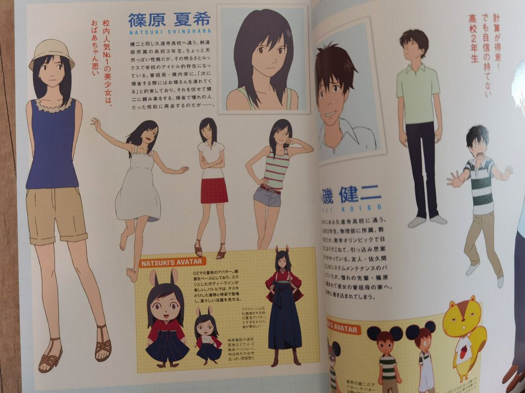 日版細田守夏日大作戰Summer Wars 電影美術設定集公式特集畫冊日本動畫電影