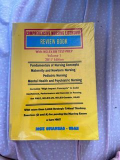 UDAN Comprehensive Nursing Licensure Review book 2017 edition VOLUME 1 & 2