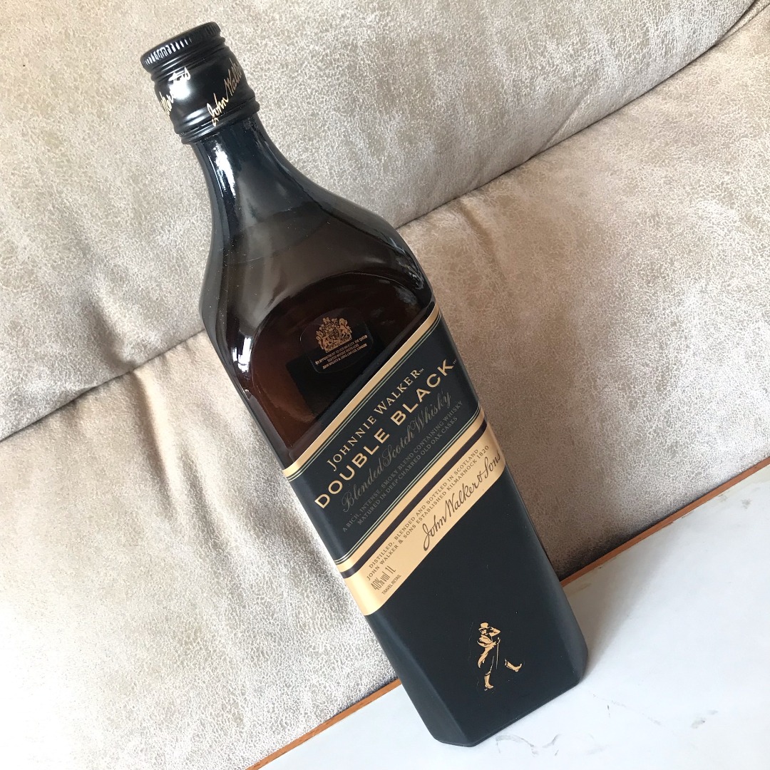 🥃 JOHNNIE WALKER Double Black Label Scotch Whisky 100cl 1L