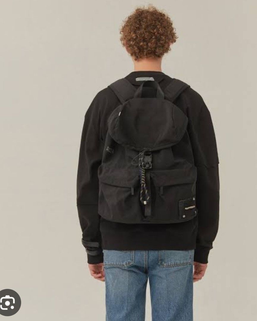 ader error fw2020 torn label backpack noir, Men's Fashion, Bags ...