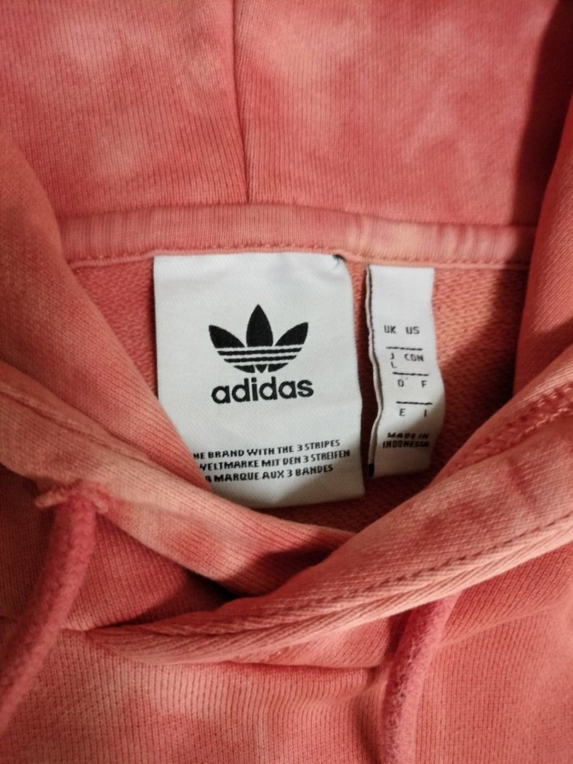 adidas Distressed Hoodie - Pink, Women's Lifestyle