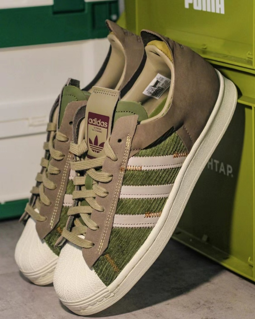 Adidas superstar 80s kaki clearance