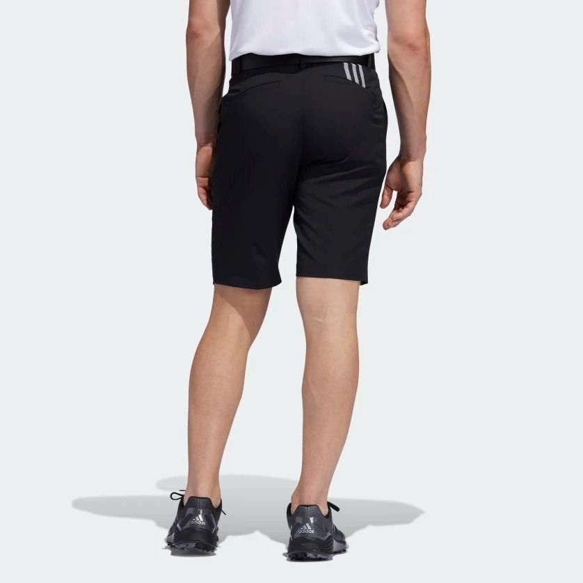men's adidas 3 stripe golf shorts