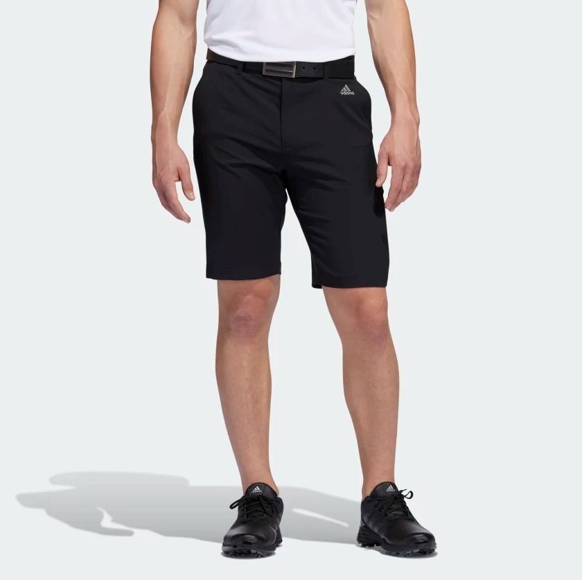 men's adidas 3 stripe golf shorts